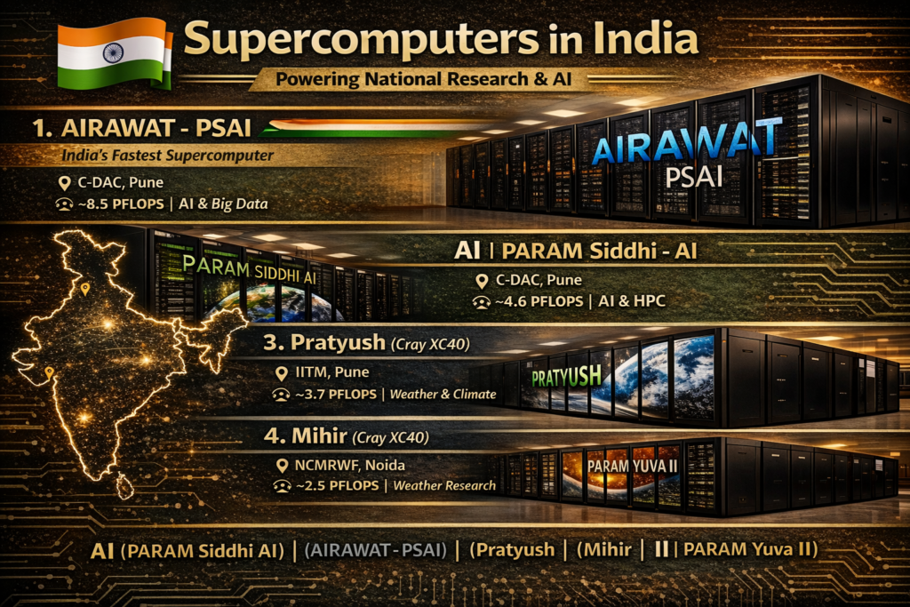 Top 5 supercomputers in india of 2026 - Hindi Computer Guru